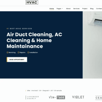 Air Duct Cleaning website
